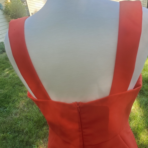 Red orange A-line Lucy Paris dress - Picture 3 of 4